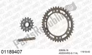 AFAM 39001189407 chain kit chain kit, alu racing - Bottom side