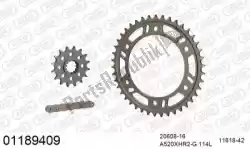 Here you can order the chain kit chain kit, alu racing from Afam, with part number 39001189409: