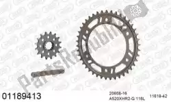 Here you can order the chain kit chain kit, alu racing from Afam, with part number 39001189413: