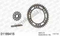 39001189415, Afam, Chain kit chain kit, alu racing    , New