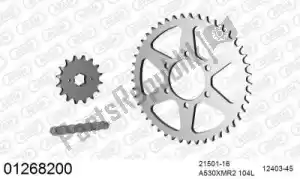 AFAM 39001268200 ketting kit chainkit, steel - Onderkant