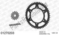 Aquí puede pedir kit de cadena kit de cadena, acero de Afam , con el número de pieza 39001270203: