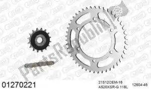 AFAM 39001270221 kit de cadena kit de cadena, acero - Lado inferior