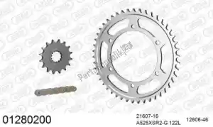 AFAM 39001280200 chain kit chain kit, steel - Bottom side