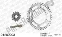 39001280203, Afam, Chain kit chain kit, steel    , New