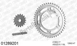 Here you can order the chain kit chain kit, steel from Afam, with part number 39001289201: