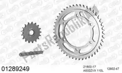 Here you can order the chain kit chain kit, steel racing from Afam, with part number 39001289249: