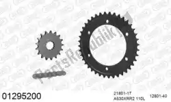 Qui puoi ordinare kit catena kit catena, acciaio da Afam , con numero parte 39001295200: