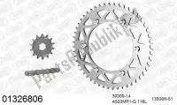 39001326806, Afam, Chain kit chain kit, aluminum    , New