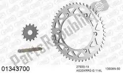 Here you can order the chain kit chain kit, aluminum from Afam, with part number 39001343700: