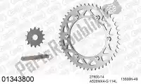 39001343800, Afam, Ketting kit chainkit, alu    , Nieuw