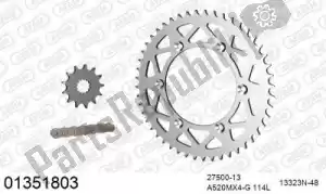 AFAM 39001351803 kit catena kit catena, alluminio - Il fondo
