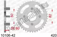 AF21010642, Afam, Ktw rear steel 42t, 420    , Nieuw