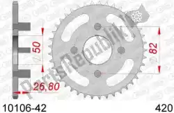Qui puoi ordinare ktw posteriore in acciaio 42t, 420 da Afam , con numero parte AF21010642: