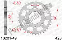 AF21020149, Afam, Ktw ty? stal 49t, 428    , Nowy