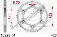 AF21022854, Afam, Ktw trasero acero 54t, 428    , Nuevo