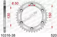 AF21031638, Afam, Ktw rear steel 38t, 520    , Nieuw