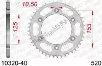 AF21032040, Afam, Ktw rear steel 40t, 520    , Nieuw