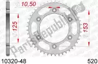 AF21032048, Afam, Ktw rear steel 48t, 520    , Nieuw