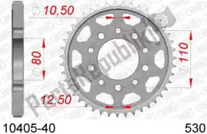 AFAM AF21040540 ktw ty? stalowy 40t, 530 - Dół