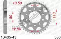 AF21040543, Afam, Ktw rear steel 43t, 530    , Nieuw