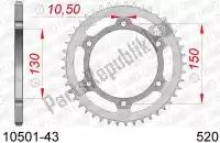 AF21050143, Afam, Ktw rear steel 43t, 520    , New
