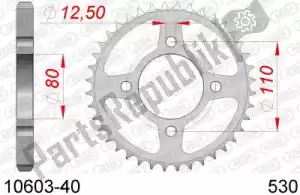 AFAM AF21060340 ktw posteriore in acciaio 40t, 530 - Il fondo