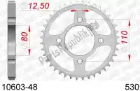 AF21060348, Afam, Ktw rear steel 48t, 530    , Nieuw