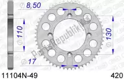 Here you can order the ktw rear aluminum 49t, 420 from Afam, with part number AF511104N49: