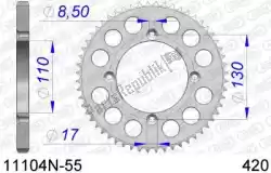 Aquí puede pedir ktw trasero aluminio 55t, 420 de Afam , con el número de pieza AF511104N55: