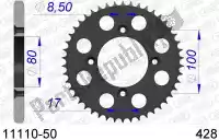 AF51111050, Afam, Ktw rear aluminum 50t, 428    , New