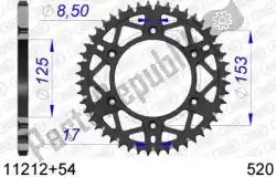Here you can order the ktw rear alu 54t, 520 from Afam, with part number AF51121254: