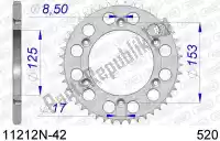 AF511212N42, Afam, Ktw rear alu 42t, 520    , New