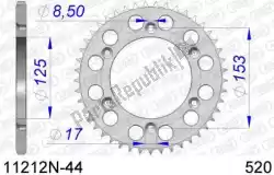 Here you can order the ktw rear alu 44t, 520 from Afam, with part number AF511212N44: