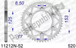 Here you can order the ktw rear alu 52t, 520 from Afam, with part number AF511212N52: