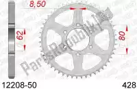 AF21220850, Afam, Ktw aço traseiro 50t, 428    , Novo