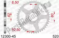 AF21230045, Afam, Ktw rear steel 45t, 520    , Nieuw