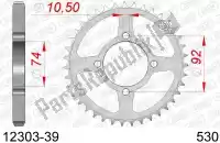 AF21230339, Afam, Ktw trasero acero 39t, 530    , Nuevo