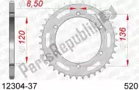 AF21230437, Afam, Ktw rear steel 37t, 520    , Nieuw