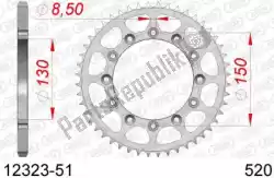 Here you can order the ktw rear steel 51t, 520 from Afam, with part number AF21232351: