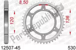 Here you can order the ktw rear steel 45t, 530 from Afam, with part number AF21250745: