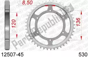 AFAM AF21250745 ktw posteriore in acciaio 45t, 530 - Il fondo