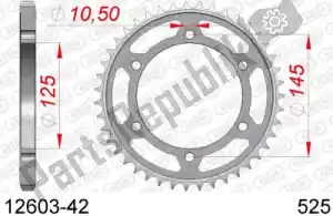 AFAM AF21260342 ktw aço traseiro 42t, 525 - Lado inferior