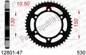 AFAM AF21280147 ktw posteriore in acciaio 47t, 530 - Il fondo