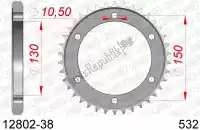 AF21280238, Afam, Ktw rear steel 38t, 532    , Nieuw