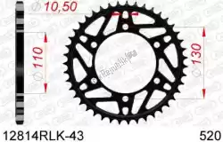 Aquí puede pedir ktw trasero acero 43t, 520 de Afam , con el número de pieza AF212814RLK43: