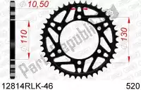 AF212814RLK46, Afam, Ktw rear steel 46t, 520    , Nieuw