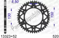 AF51332352, Afam, Ktw rear alu 52t, 520    , New