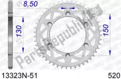 Aquí puede pedir ktw trasero aluminio 51t, 520 de Afam , con el número de pieza AF513323N51: