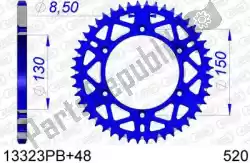Qui puoi ordinare ktw posteriore alu 48t, 520, blu da Afam , con numero parte AF513323PB48: